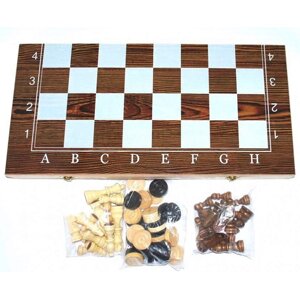 Набор игр 3 в 1 (шахматы, шашки, нарды) (арт. 50/25)