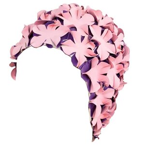 Шапочка для плавания Fashy Petal Cap Flowers (розовый/фиолетовый) (арт. 3191-44)