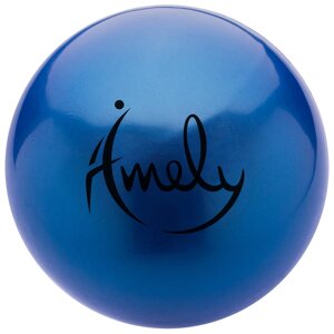 Мяч для художественной гимнастики Amely 150 мм (синий) (арт. AGB-301-15-BL)