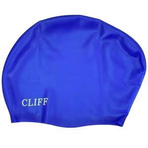 Шапочка для плавания для длинных волос Cliff (синий) (арт. CS13/2-BL)