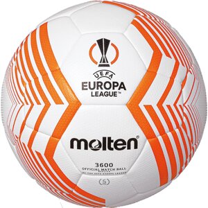 Мяч футбольный тренировочный Molten UEFA Europa League 2023 Replica №5 (арт. F5U3600-23)