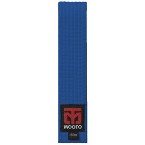 Пояс тхэквондо Mooto хлопок/полиэстер 240 см (синий) (арт. 16708)