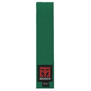 Пояс тхэквондо Mooto хлопок/полиэстер 240 см (зеленый) (арт. 16706)