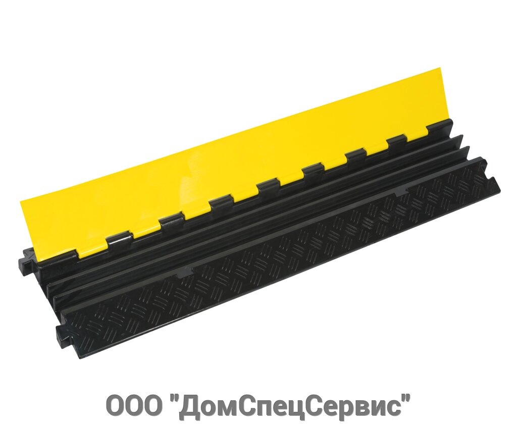 Кабель-канал резиновый. 3 канала по 30*32мм. Нагрузка 12т. ККР-3-12 от компании ООО "ДомСпецСервис" - фото 1