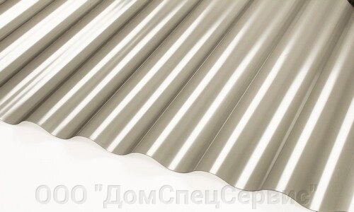 Шифер прозрачный. Профилированный лист IRONE 76/18, 0,8 мм, дымчатый 0,8*900*2000 мм ##от компании## ООО "ДомСпецСервис" - ##фото## 1