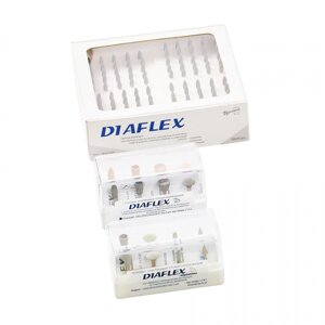 Головки эластичные стоматологические Diaflex с алмазным наполнением