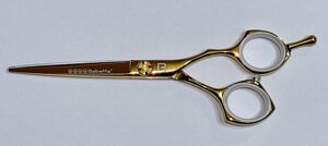 Ножницы парикмахерские Babetta 512 Gold size 6.00 прямые чехол