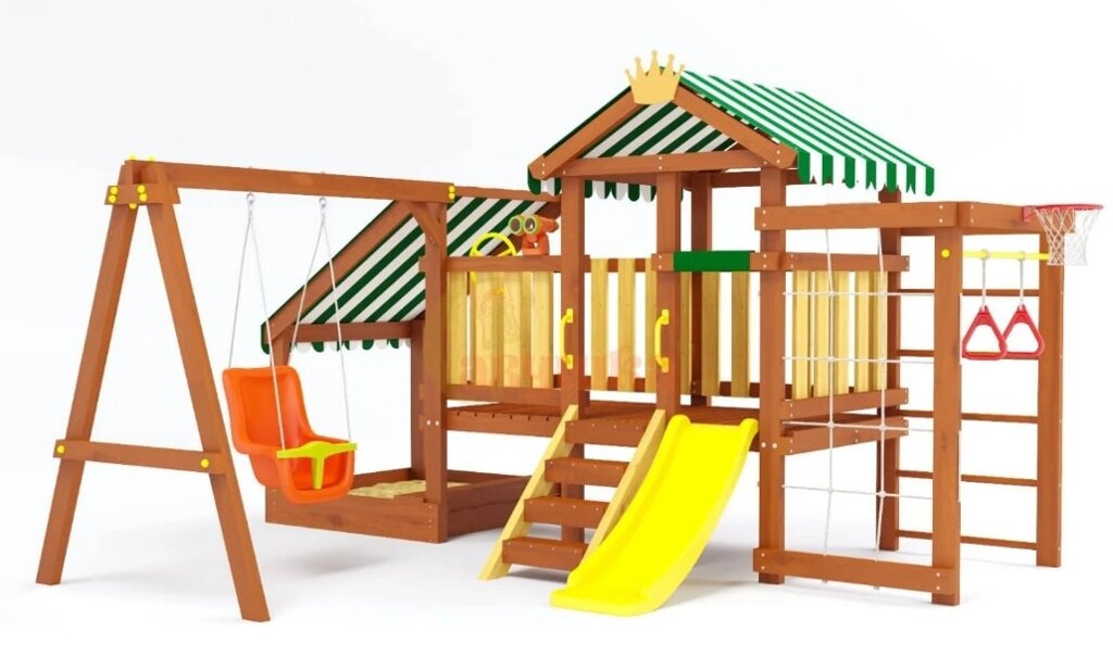 Детская спортивная площадка для дачи Савушка Baby Play 12 от компании Интернет-магазин «Hutki. by» - фото 1