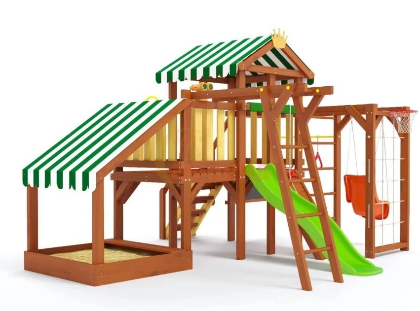 Детская спортивная площадка для дачи Савушка Baby Play 13 от компании Интернет-магазин «Hutki. by» - фото 1