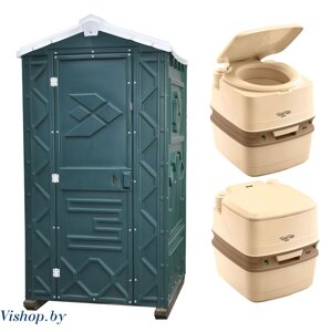 Кабина ЭкоСтайл с биотуалетом Thetford Porta Potti Qube 165L - фото Кабина ЭкоСтайл с биотуалетом Thetford Porta Potti Qube 165L от компании Интернет-магазин «Hutki. by» - фото