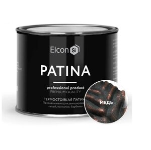 Краска Elcon Patina термостойкая до 700C 200г медь