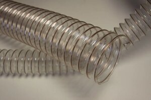 Шланги для аспирации из полиуретана, армированные стальной спиралью WIRE DEX