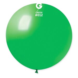 Шар воздушный зеленый диаметр 100 см латекс