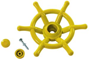 Детский пластиковый штурвал Boat (желтый)