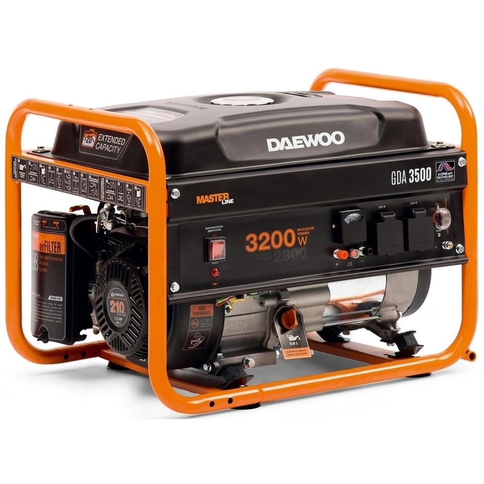 Генератор бензиновый DAEWOO GDA 3500 ##от компании## Интернет-магазин агро-мото-вело-техники - ##фото## 1