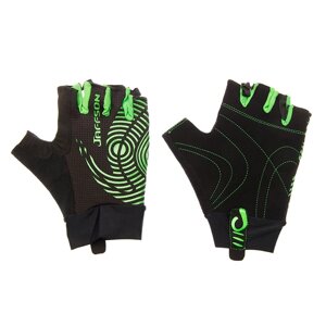 Перчатки JAFFSON SCG 46-0336 S (чёрный/зелёный)