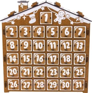 Адвент-календарь Woody Пряничный домик на 31 день / 05711