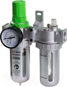 Фильтр для компрессора Eco AU-02-12 с регулятором давления и маслораспылителем