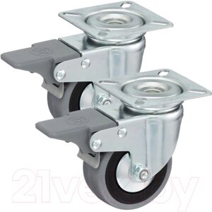 Комплект опор колесных для тележки складской Tellure Rota 378104K2