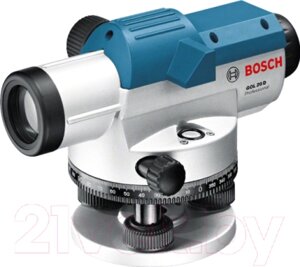 Оптический нивелир Bosch GOL 20D со штативом BT160 и рейкой GR500