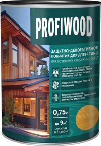 Защитно-декоративный состав Profiwood Для древесины