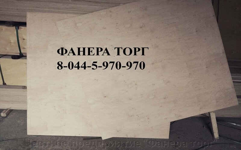 Фанера 12мм 1525*1525мм сорт 3/3 шлифованная от компании Частное предприятие "Фанера торг" - фото 1