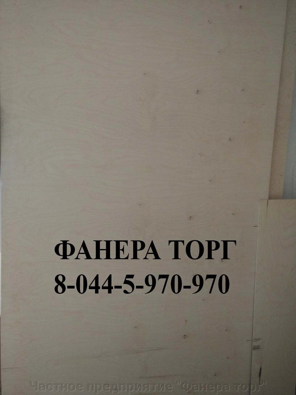 Фанера 9мм 2500*1250мм водостойкая ФСФ сорт 2/3 ш2 от компании Частное предприятие "Фанера торг" - фото 1