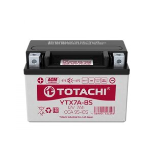 Аккумуляторная батарея totachi MOTO YTX7a-BS 7 а/ч