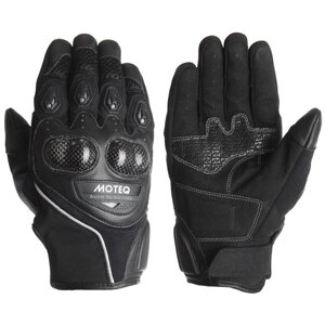 Кожаные перчатки JET2 чёрный, M