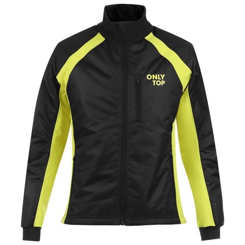 Куртка утеплённая ONLYTOP, black/yellow, размер 50