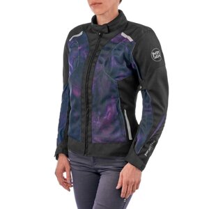 Куртка женская MOTEQ Destiny, текстиль, размер XXS, цвет черный/фиолетовый