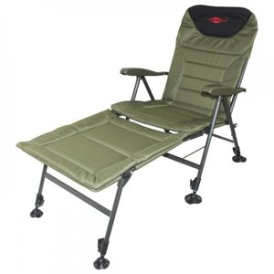 Карповое кресло кровать Mifine 2 в 1 с подставкой для ног 55071 до 150 кг