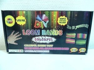 Набор резинок для плетения loom bands+2подвески