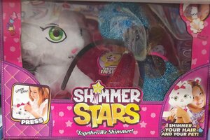 Плюшевый котенок Shimmer Stars мягкая игрушка