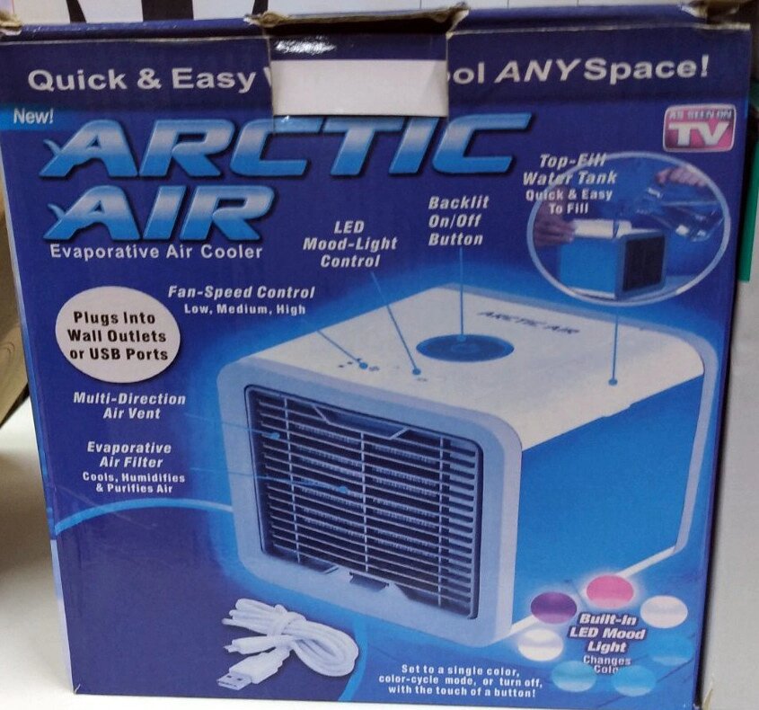 Портативный кондиционер охладитель Arctic Air Арктик эар - скидка