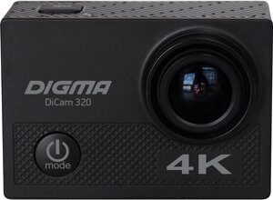 Экшен-камера Digma DiCam 320 DC320 черный