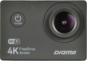 Экшен-камера Digma FreeDrive Action 4K WIFI