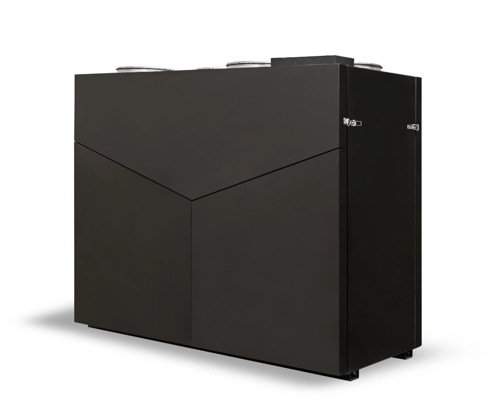 Вентиляционная приточно-вытяжная установка Zenit-1200 (с нагр. 3,0 кВт) HECO STEEL от компании Гринкевич-Климат для дома - фото 1
