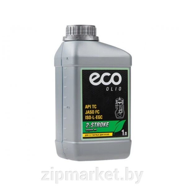 Масло моторное 2-Х тактное ECO 1 Л (JASO FC, API TC, ISO-L-EGC;) от компании ИП Сацук В. И. - фото 1
