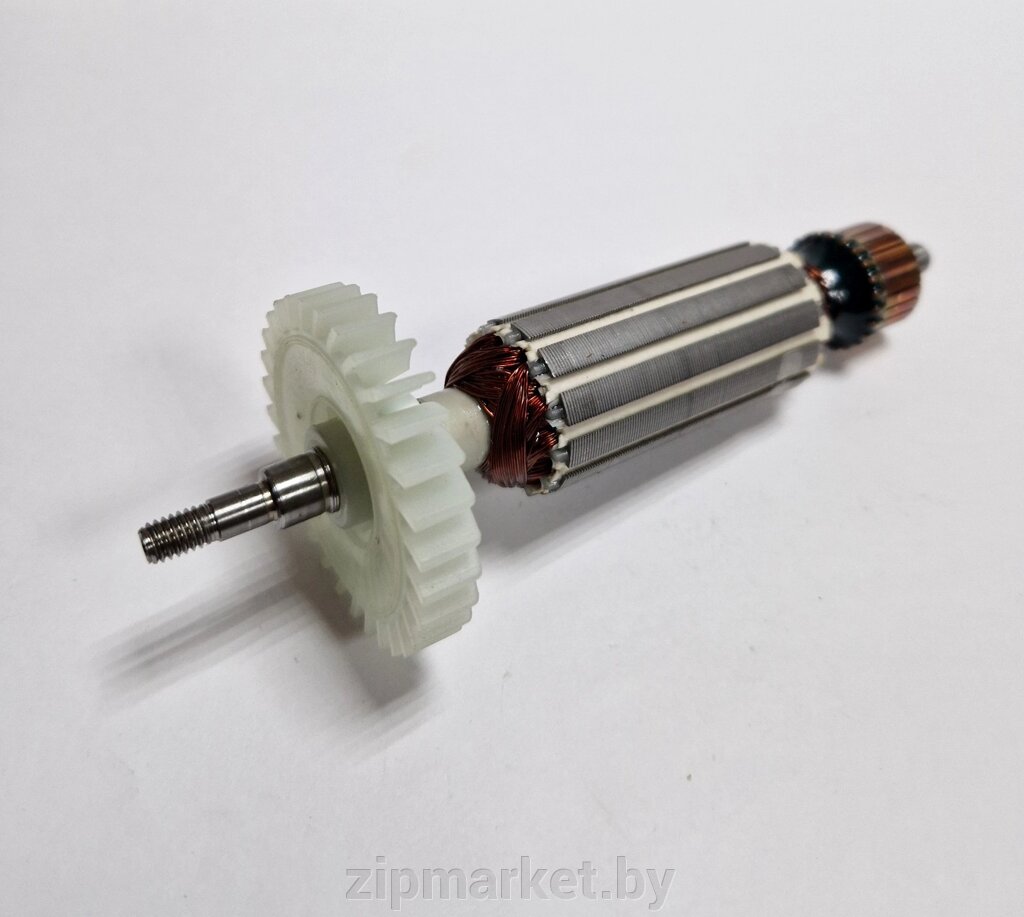 Ротор (якорь) в сборе для угловой шлифмашины (болгарки) Makita GA5030, 5034, 4030. Аналог 517649-4. от компании ИП Сацук В. И. - фото 1