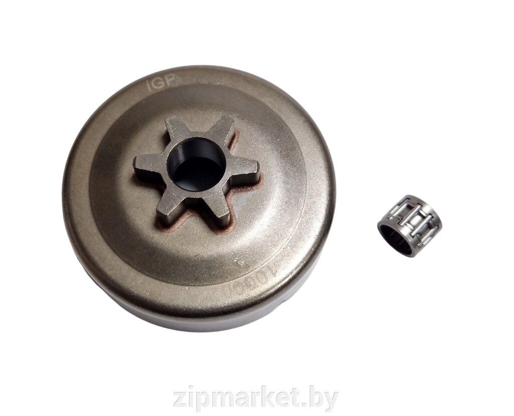 Звёздочка ведущая 3/8"-Р6Т (St 180,017,021,023,025) PRO монолит с подшипником (аналог 100962Х) от компании ИП Сацук В. И. - фото 1