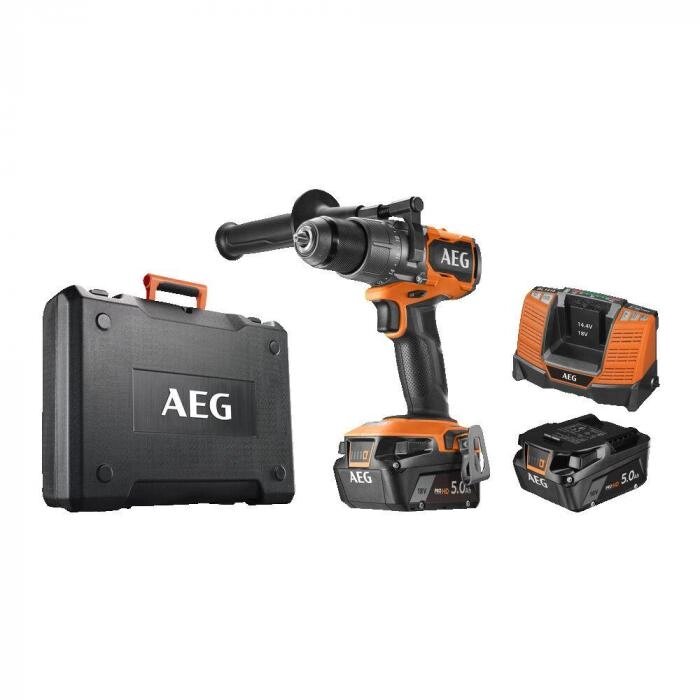 Дрель-шуруповерт ударная аккумуляторная AEG BSB18C3BL-502C от компании 2255 by - онлайн гипермаркет - фото 1