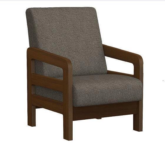 ЭЛЕГИЯ Вега-34 Кресло отдыха (SCANDINAVIA BROWN WOOD, SCANDINAVIA BROWN WOOD, Орех (Лак)) (1 кор.) от компании 2255 by - онлайн гипермаркет - фото 1
