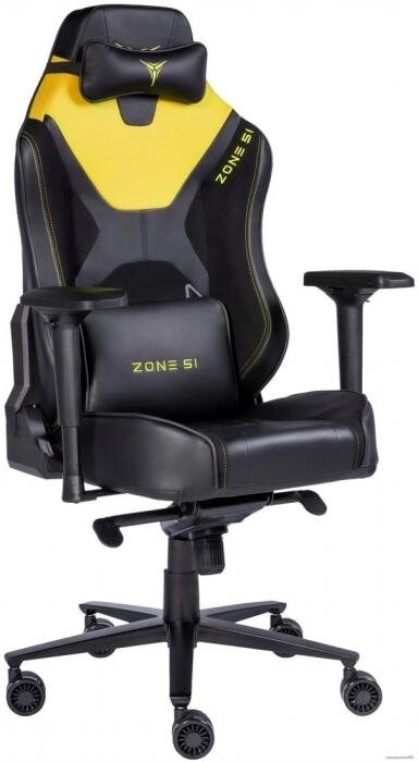 Игровое (геймерское) кресло Zone51 Armada (черный/желтый) от компании 2255 by - онлайн гипермаркет - фото 1