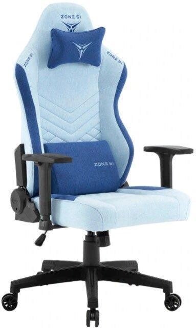 Игровое (геймерское) кресло Zone51 Bastion (светло-голубой) от компании 2255 by - онлайн гипермаркет - фото 1
