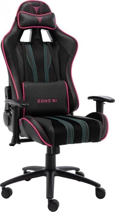 Игровое (геймерское) кресло Zone51 Gravity (черный/розовый) от компании 2255 by - онлайн гипермаркет - фото 1