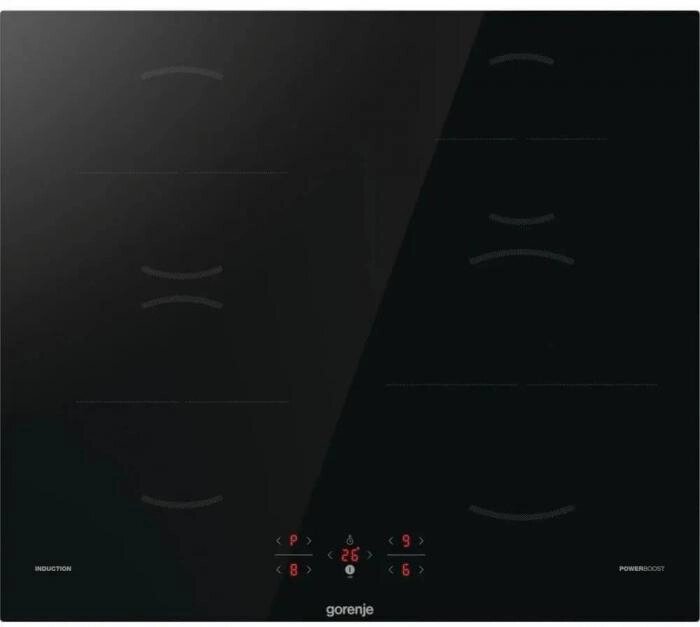 Индукционная варочная панель Gorenje GI6401BSC, независимая, черный от компании 2255 by - онлайн гипермаркет - фото 1