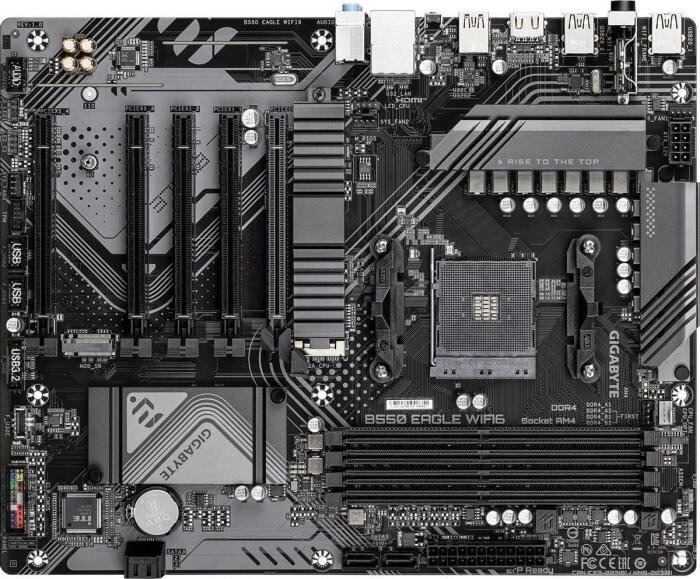 Материнская плата Gigabyte B550 EAGLE WIFI6, SocketAM4, AMD B550, ATX, Ret от компании 2255 by - онлайн гипермаркет - фото 1