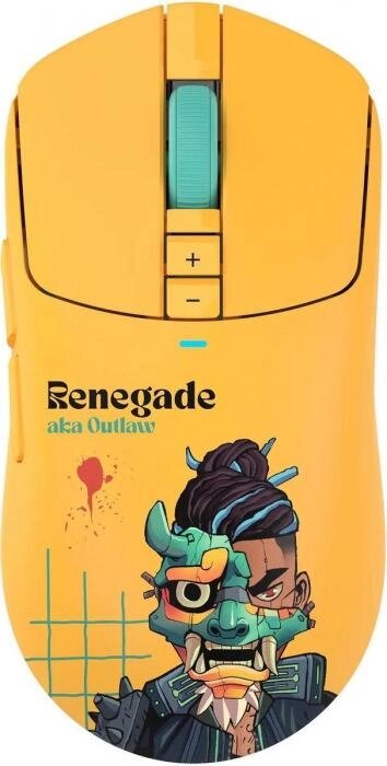 Мышь A4TECH Bloody R72 Ultra Duo Renegade Sunset, игровая, оптическая, беспроводная, USB, желтый и рисунок от компании 2255 by - онлайн гипермаркет - фото 1