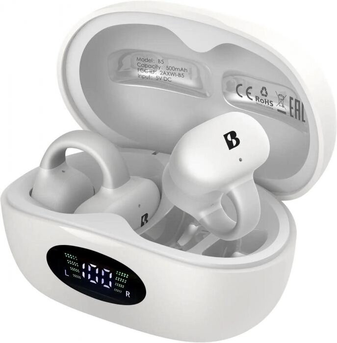 Наушники A4TECH Biosong B5 TWS, Bluetooth, вкладыши, белый от компании 2255 by - онлайн гипермаркет - фото 1